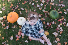 Load image into Gallery viewer, petite Schoolgirl velvet Bow Luxe Velvet Alligator Clip pink ginger ocean mallard plum